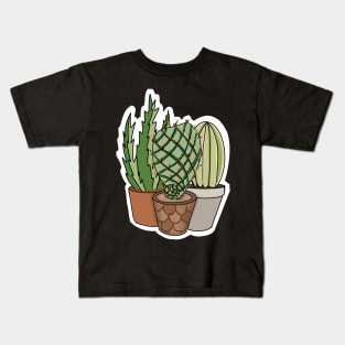 Small Potted Houseplants | Cute Kids T-Shirt